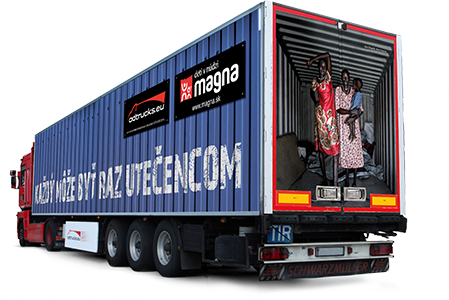 Magna truck advertisment