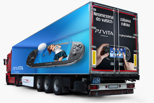 Playstation Vita outdoor reklama